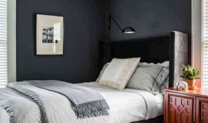 Bedroom decor ideas black and grey