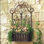 Outdoor wrought iron decor