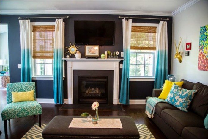 Turquoise living room ideas accents decorate color we lime stunning already talk chocolate even colors brown before have